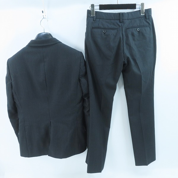 実際に弊社で買取させて頂いたPS Paul Smith/PS ポールスミス ストライプ テーラードジャケット/パンツ セットアップ/Sの画像 1枚目