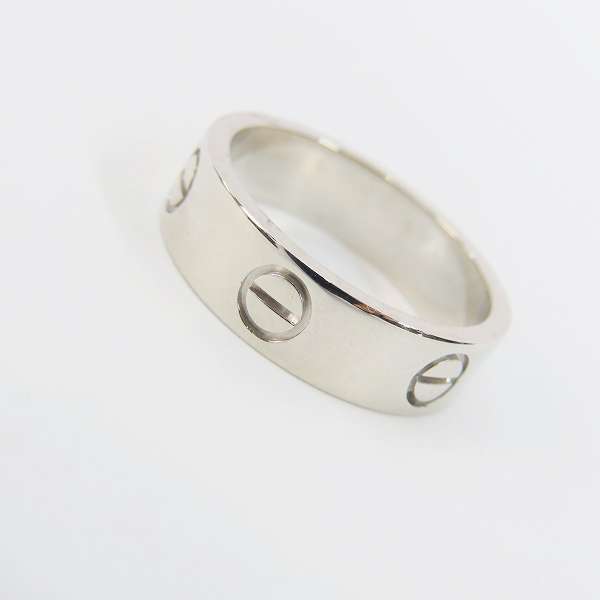 実際に弊社で買取させて頂いたCartier/カルティエ ラブリング 750/K18WG/ホワイトゴールド 56/15号