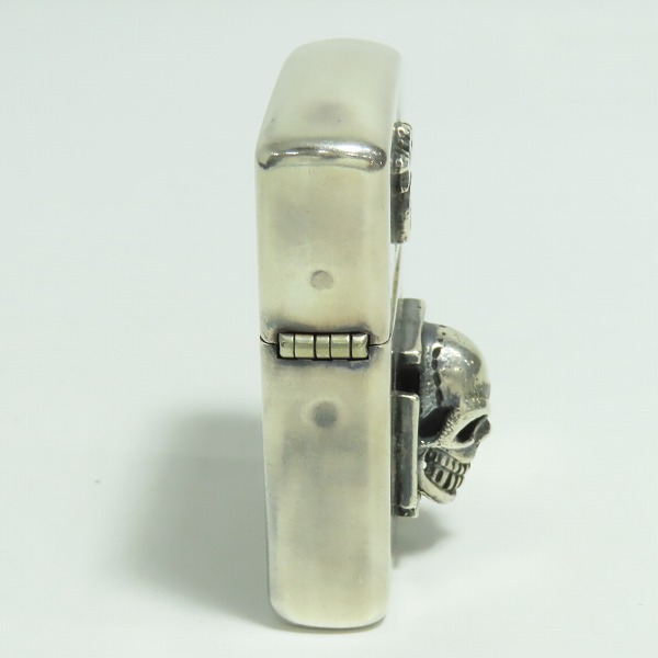 実際に弊社で買取させて頂いた【ギャラ付き】Gabor/ガボール Gaboratory/ガボラトリー ZIPPO/ジッポー スターリン スカル メタル貼り 2015年製の画像 3枚目