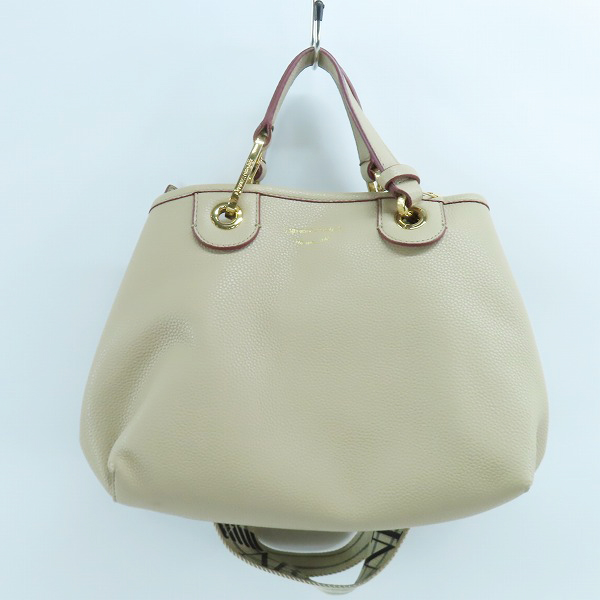 実際に弊社で買取させて頂いたEMPORIO ARMANI/エンポリオアルマーニ 2WAY レザー ショルダー バッグ