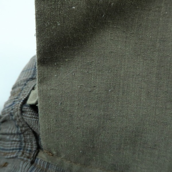 実際に弊社で買取させて頂いたGRAMICCI/グラミチ BEAMS別注 チェック柄 ユーティリティパンツ ダークブラウン系 GMP-19F1183 /Mの画像 7枚目