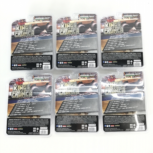 実際に弊社で買取させて頂いた【未開封】GREENLiGHT/グリーンライト KINGS OF CRUNCH 1971 CHEVROLET K-10/1975 FORD F-250 他 6点セットの画像 1枚目