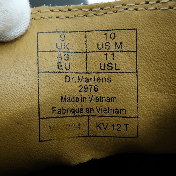 実際に弊社で買取させて頂いたDr.Martens/ドクターマーチン サイドゴア チェルシーブーツ 26257001 /UK9の画像 5枚目