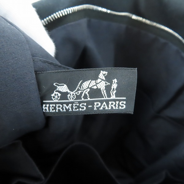 実際に弊社で買取させて頂いたHERMES/エルメス フールトゥ コットンキャンバス クラッチバッグ ポーチの画像 4枚目