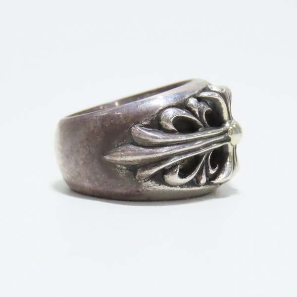 実際に弊社で買取させて頂いたCHROME HEARTS/クロムハーツ フローラルクロスリング/8号の画像 4枚目