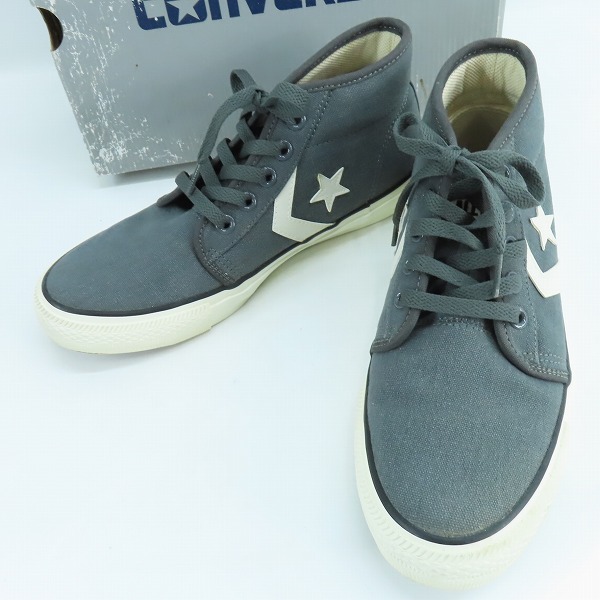 実際に弊社で買取させて頂いたCONVERSE/XLARGE コンバース×エクストララージ シェブロンスター CK MID 灰白/1CJ463/26