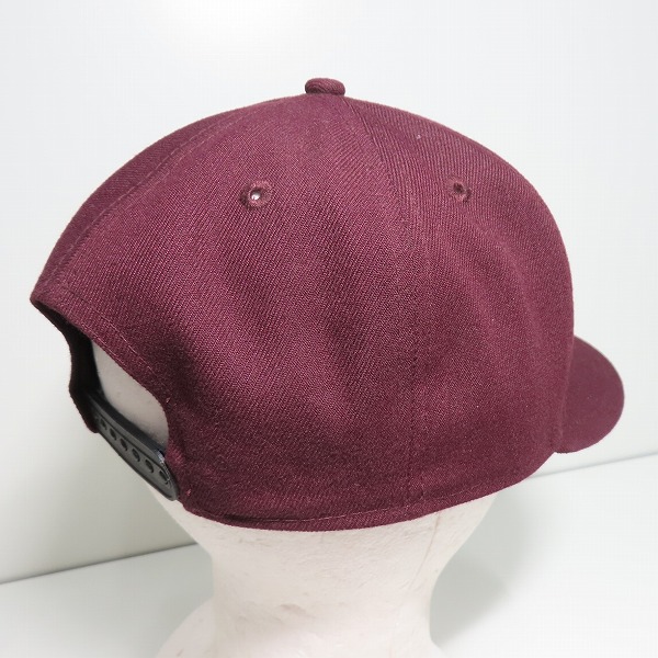 実際に弊社で買取させて頂いたF.C.R.B.×NEWERA/FCレアルブリストル×ニューエラ BRISTOL EMBLEM LOGO 6panel Cap キャップ ワインレッドの画像 3枚目