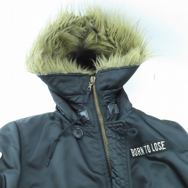 実際に弊社で買取させて頂いたHYSTERIC GLAMOUR/ヒステリックグラマー プリマロフトN2-B ジャケット 4AB-1511/Sの画像 2枚目