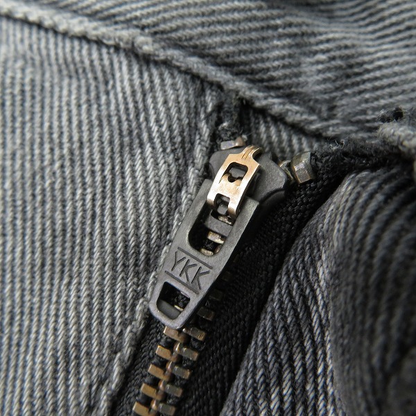 実際に弊社で買取させて頂いたCarhartt/カーハート DOUBLE KNEE PANT デニムパンツ ブラック系 /30×32の画像 7枚目