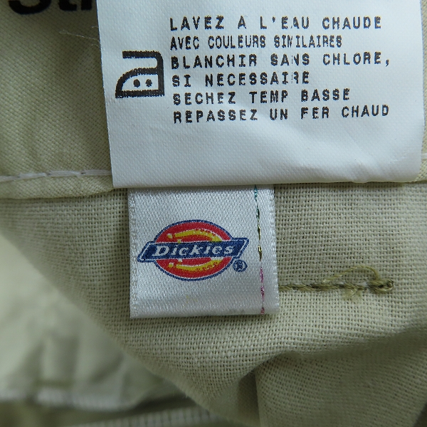 実際に弊社で買取させて頂いた【未使用】Dickies/ディッキーズ SLIM STRAIGHT パンツ カーキ/30×30の画像 5枚目