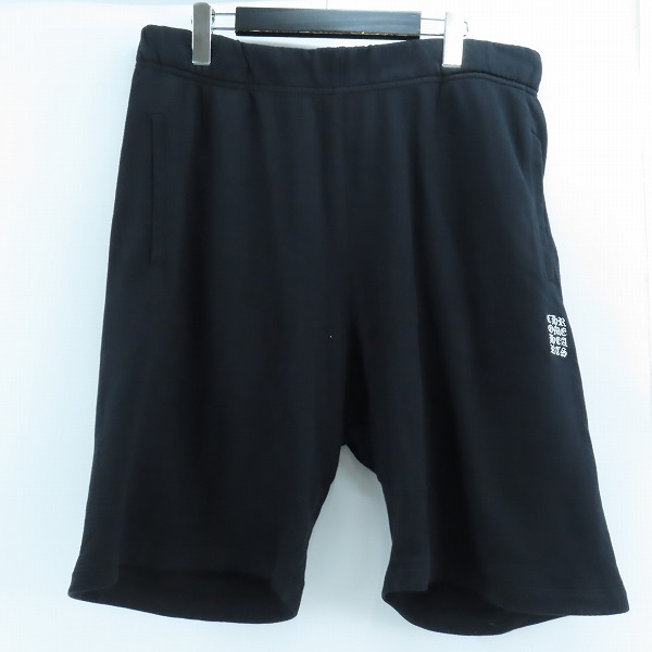 実際に弊社で買取させて頂いた【JPタグ】CHROME HEARTS/クロムハーツ Y NOT ロゴ刺繍スウェットハーフパンツ 2214-304-8905/L