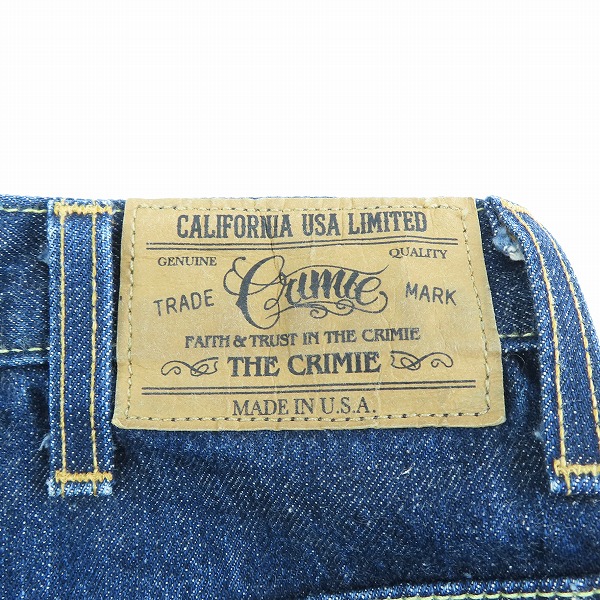 実際に弊社で買取させて頂いたTHE CRIMIE/クライミー デニムパンツ /32の画像 5枚目