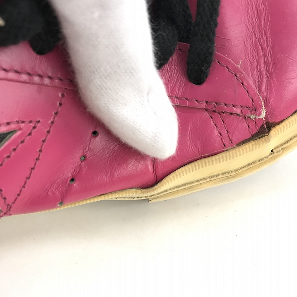 実際に弊社で買取させて頂いたCONVERSE/コンバース ONE STAR OX ワンスター レザー /ブラック/ピンク/9の画像 6枚目