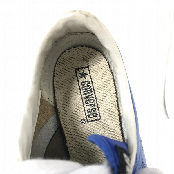 実際に弊社で買取させて頂いたCONVERSE/コンバース ONESTAR/ワンスター MATERIAL OX レザースニーカー/9の画像 4枚目