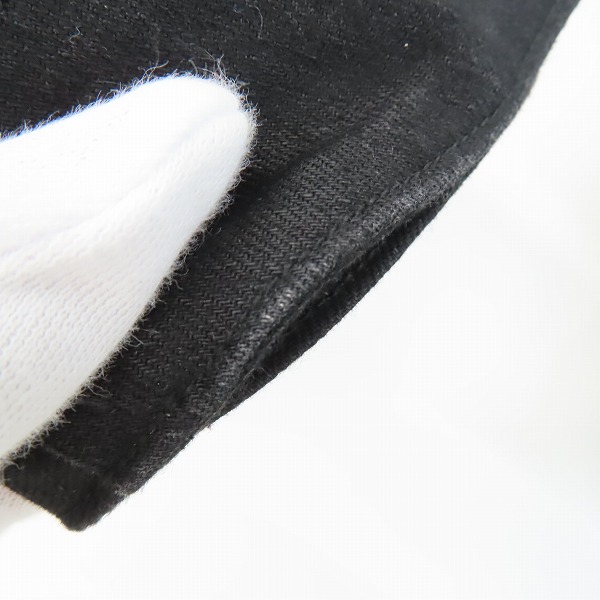 実際に弊社で買取させて頂いたJULIUS/ユリウス【21SS】フーデット デニム ロングコート 737COM5-BK/2の画像 4枚目