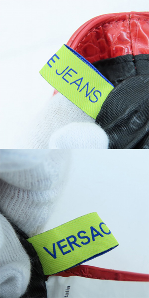 実際に弊社で買取させて頂いたVERSACE JEANS COUTURE/ヴェルサーチ ジーンズ クチュール/ハンドバッグ/ショルダーバックの画像 7枚目