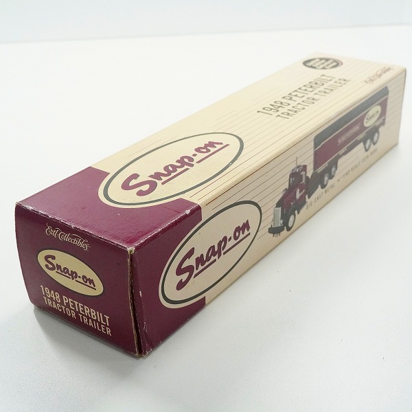 実際に弊社で買取させて頂いたSnap-on/スナップオン 1/43 1948 PETERBILT TRACTOR TRALER Limited Edition ダイキャスト ミニカー 貯金箱の画像 8枚目