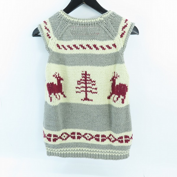 実際に弊社で買取させて頂いたJUNYA WATANABE MAN/ジュンヤワタナベマン ニットベスト AD2004 UO-N004の画像 1枚目