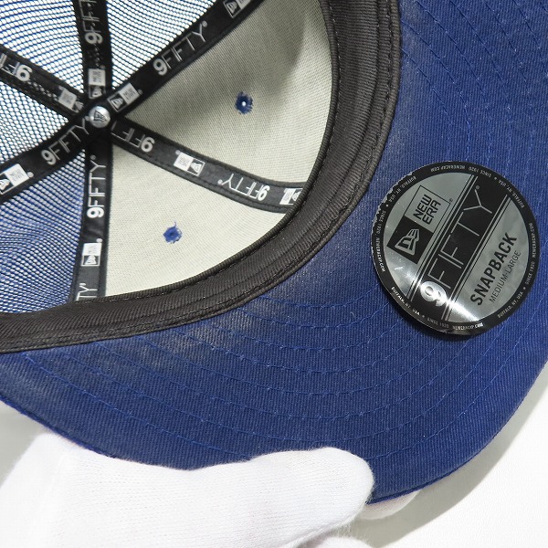 実際に弊社で買取させて頂いたF.C. Real Bristol×NEW ERA/エフシー レアルブリストル×ニューエラ ドジャース 刺繍ロゴキャップ FCRB-212104の画像 8枚目