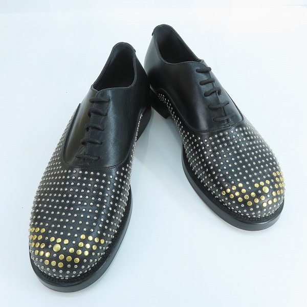 実際に弊社で買取させて頂いたEMPORIO ARMANI/エンポリオ アルマーニ スタッズドレスシューズ X4C453/7