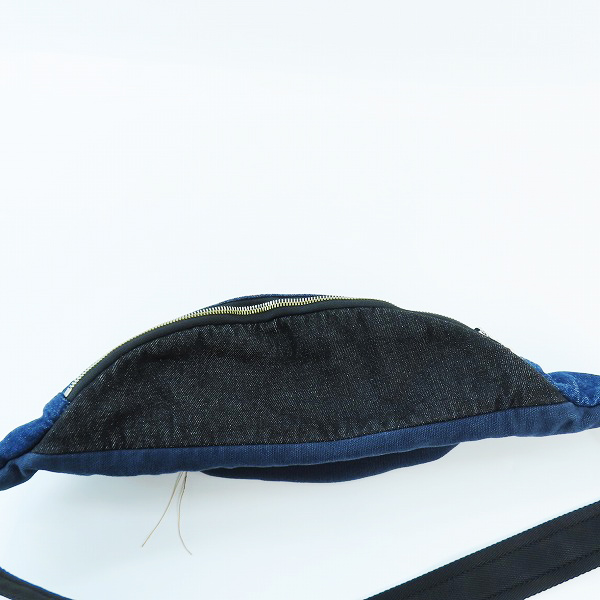 実際に弊社で買取させて頂いたDIESEL/ディーゼル デニム パッチワーク ボディバック/ウエストポーチの画像 3枚目