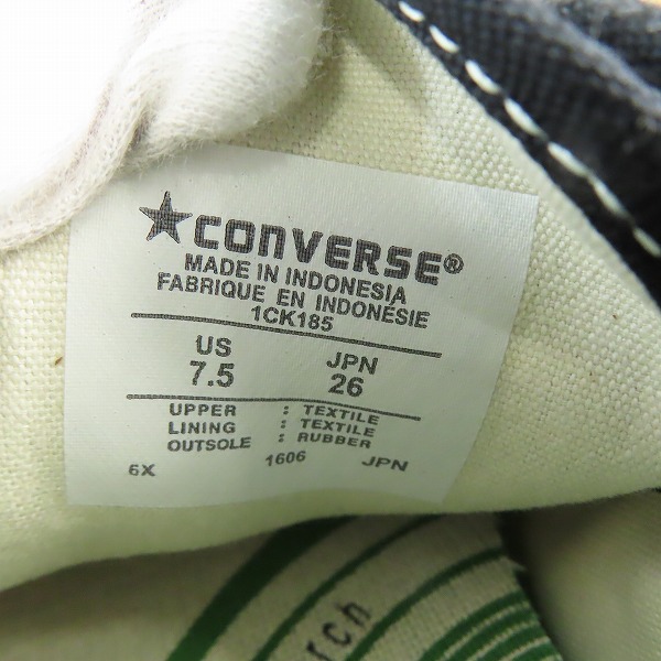 実際に弊社で買取させて頂いたCONVERSE/コンバース JACK PURCELL/ジャックパーセル 1CK185/26の画像 5枚目