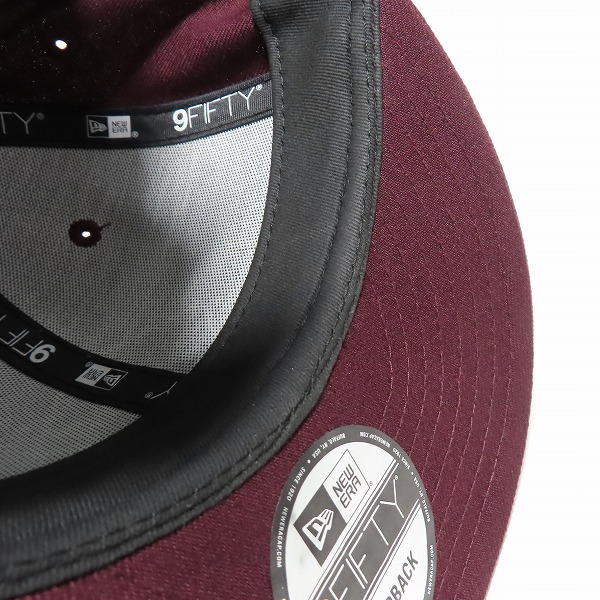 実際に弊社で買取させて頂いたF.C.R.B.×NEWERA/FCレアルブリストル×ニューエラ BRISTOL EMBLEM LOGO 6panel Cap キャップ ワインレッドの画像 8枚目