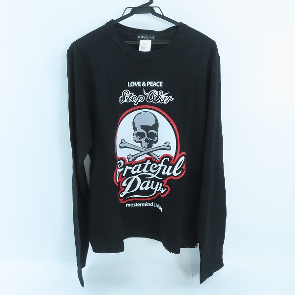 実際に弊社で買取させて頂いた【未使用】mastermind JAPAN/マスターマインドジャパン Grateful Days ダメージ加工 ロングTシャツ MP-TS41-016-1/L