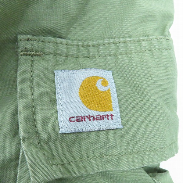 実際に弊社で買取させて頂いたCarhartt/カーハート カーゴパンツ ミリタリー カーキ/32の画像 7枚目
