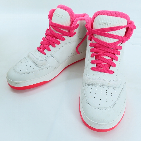 実際に弊社で買取させて頂いたSAINT LAURENT PARIS/サンローラン メンズ ミッドトップ スニーカー 711250 /42