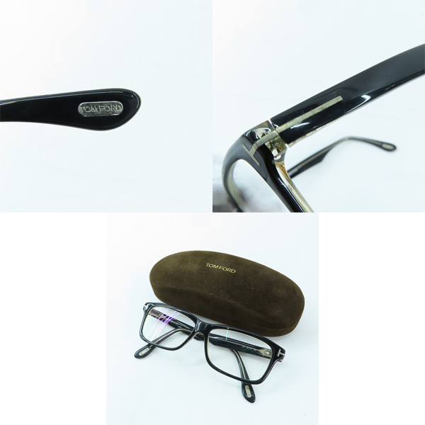 実際に弊社で買取させて頂いたTOM FORD/トムフォード フルリム/度入り眼鏡/メガネフレーム/アイウェア TF5146 003の画像 9枚目