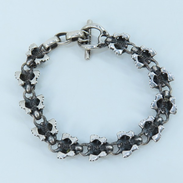 実際に弊社で買取させて頂いた【カスタム】Bill Wall Leather/ビルウォールレザー 蛙/カエル リンクブレスレット/Tバーの画像 2枚目