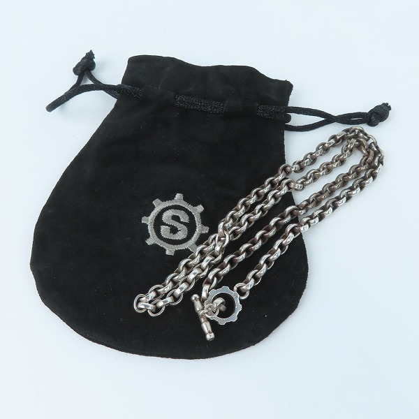 実際に弊社で買取させて頂いたSTARLINGEAR/スターリンギア スモールプレーンリンクチェーンネックレスの画像 6枚目