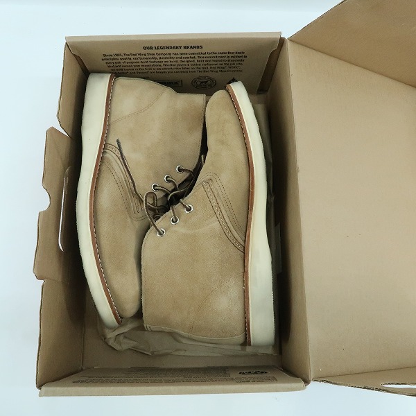 実際に弊社で買取させて頂いたREDWING/レッドウィング スエード チャッカブーツ 3143/8.5Dの画像 8枚目