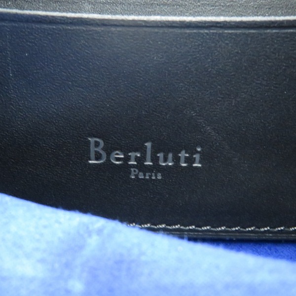 実際に弊社で買取させて頂いたBERLUTI/ベルルッティ カリグラフィ レザー ドキュメントケース クラッチバッグ/セカンドバッグの画像 4枚目