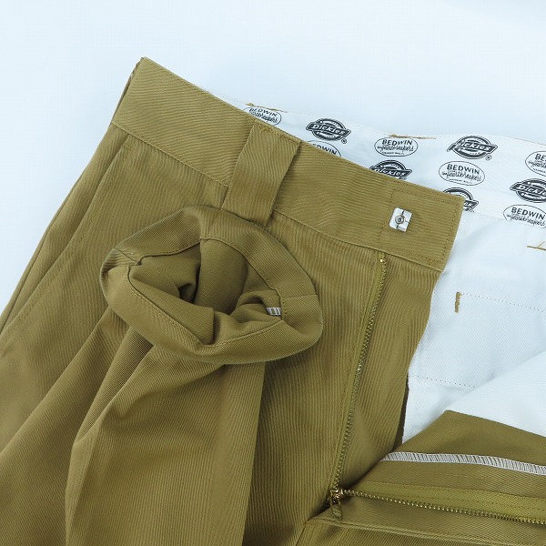 実際に弊社で買取させて頂いたDickies/ディッキーズ×BEDWIN & THE HEARTBREAKERS/ベドウィン トラウザーパンツ カーキ系 22SB-4667/1の画像 2枚目