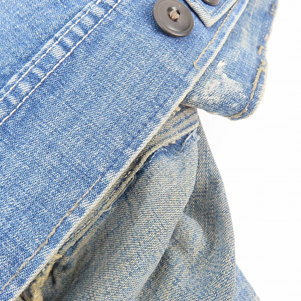 実際に弊社で買取させて頂いた【難有】Lee/リー USA製 91-B 60年代 JELT DENIM ヴィンテージ デニムワークジャケット/46の画像 7枚目