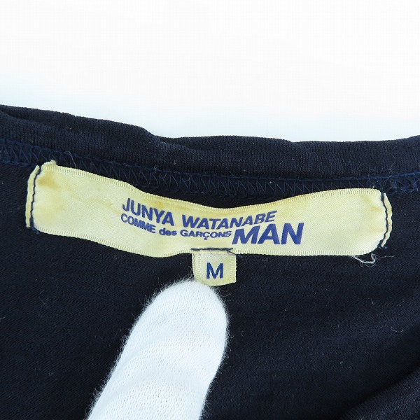 実際に弊社で買取させて頂いたJUNYA WATANABE MAN/ジュンヤワタナベマン 長袖Tシャツ AD2002 WG-T003/Mの画像 2枚目