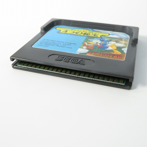実際に弊社で買取させて頂いたGAME GEAR/ゲームギア ソフト ドナルドダックの4つの秘宝【動作未確認】の画像 2枚目