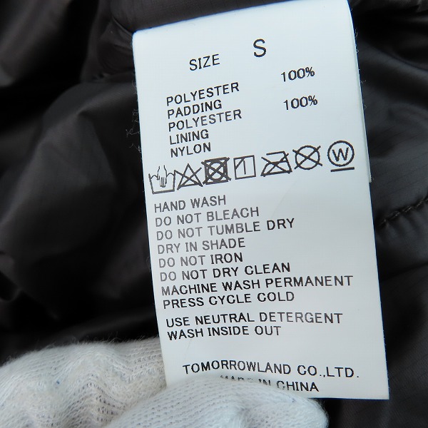 実際に弊社で買取させて頂いたTOMORROWLAND/トゥモローランド ステンカラーコート 63-09-14-09004/Sの画像 4枚目