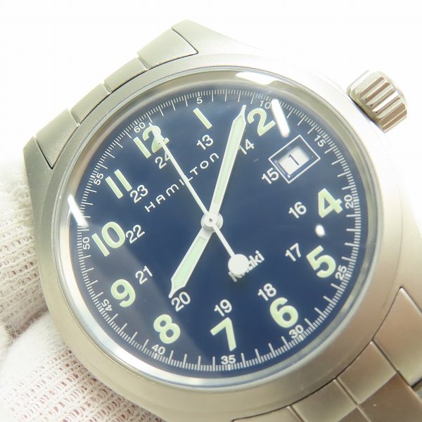 実際に弊社で買取させて頂いたHAMILTON/ハミルトン Khaki Field King Quartz Watch/カーキ フィールド キング クォーツ 腕時計/ウォッチ 【動作未確認】の画像 5枚目