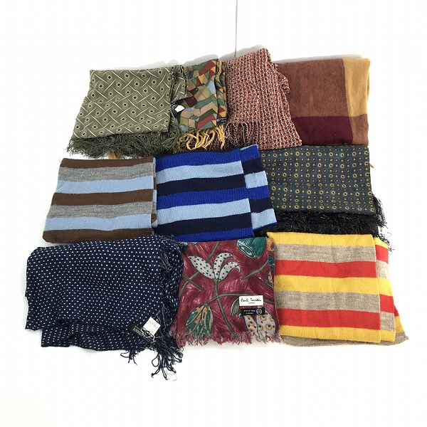 実際に弊社で買取させて頂いた【おまとめ】ユナイテッドアローズ/アルマーニ/ポールスミス 等 マフラー/ストール