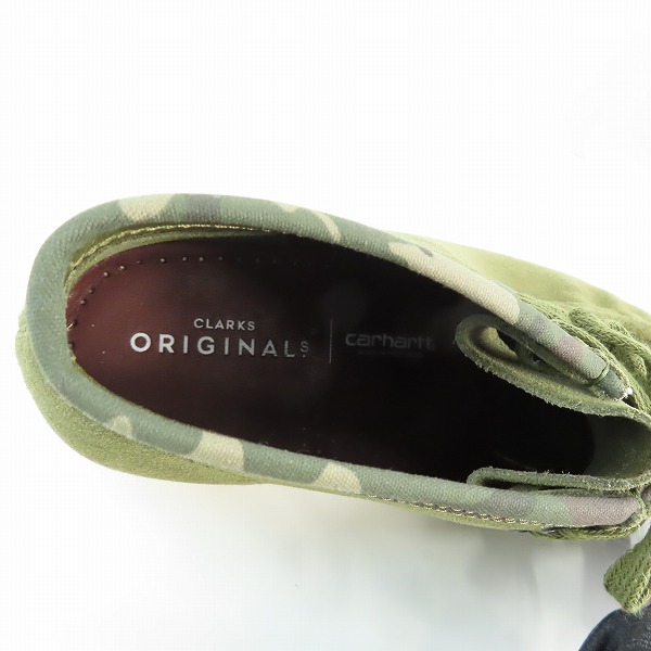 実際に弊社で買取させて頂いたCarhartt WIP×Clarks/カーハート×クラークス Wallabee Boot/ワラビーブーツ UK7の画像 4枚目