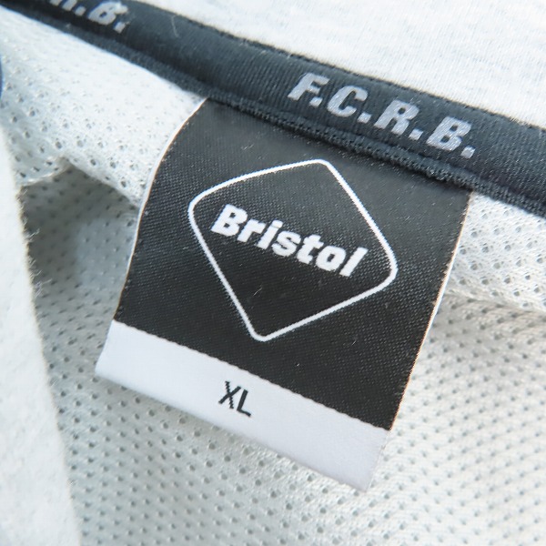 実際に弊社で買取させて頂いたF.C.Real Bristol/F.C.レアルブリストル 20SS VENTILATION HOODIE ジップアップフーディ FCRB-200044/XLの画像 2枚目