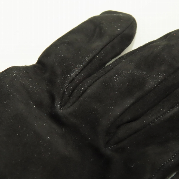 実際に弊社で買取させて頂いたGUCCI/グッチ GGロゴ レザーグローブ/手袋の画像 7枚目