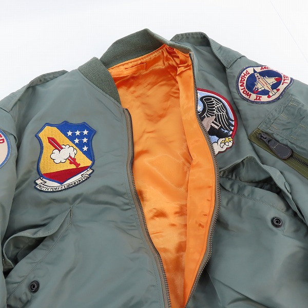 実際に弊社で買取させて頂いたBUZZ RICKSON'S/バズリクソンズ L-2B ワッペン フライトジャケット M13739/Mの画像 5枚目