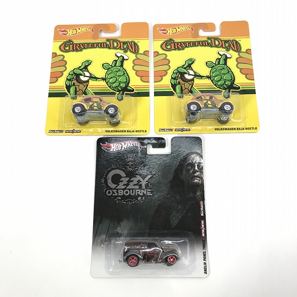 実際に弊社で買取させて頂いた【未開封】Hot Wheels/ホットウィール GRATEFUL DEAD BAJA BEETLE/OZZY OSBOURNE ANGLIA PANEL TRUCK 3点セット