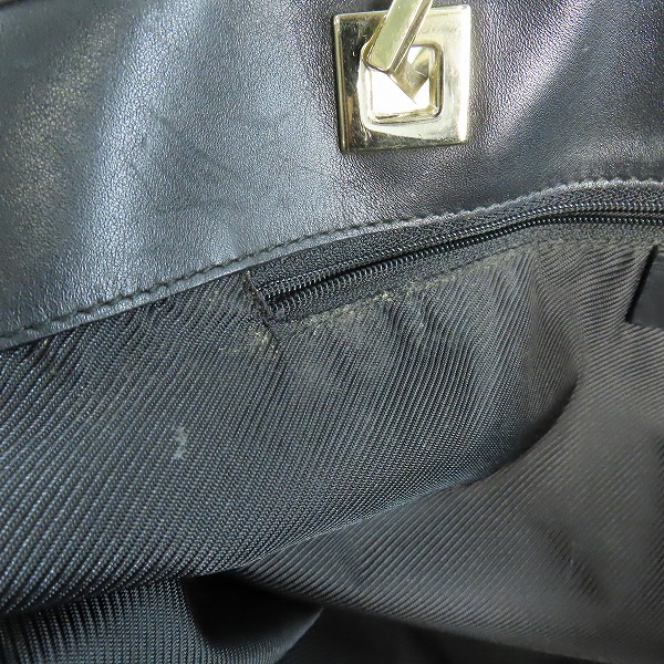 実際に弊社で買取させて頂いたGUCCI/グッチ GGキャンバス トートバッグ ブラック 002-1097の画像 6枚目