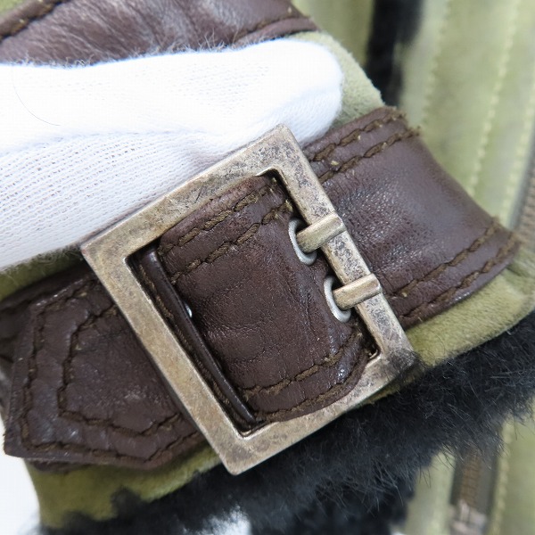 実際に弊社で買取させて頂いたDIESEL/ディーゼル 裏ボア ラムレザー/羊革 ムートンジャケット/Sの画像 7枚目