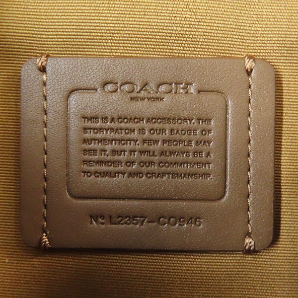 実際に弊社で買取させて頂いたCOACH/コーチ スタントン クロスボディ シグネチャー デニム ショルダーバッグ CO946 の画像 5枚目